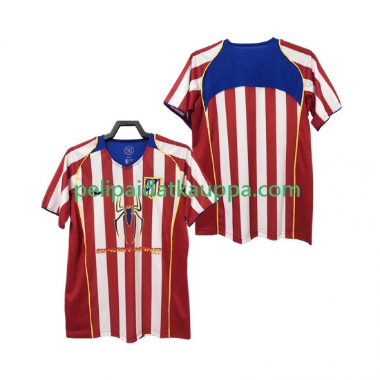 Atlético Madrid 2005 Retro Koti Fanipelipaita (Miehet) 2004 Lyhythihainen Atlético Madrid 2005 Retro Koti Fanipelipaita (Miehet) 2004 Lyhythihainen