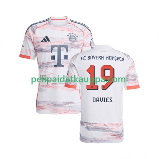 FC Bayern München Alphonso Davies 19 Vieras Fanipelipaita (Miehet) 2025-2026 Lyhythihainen
