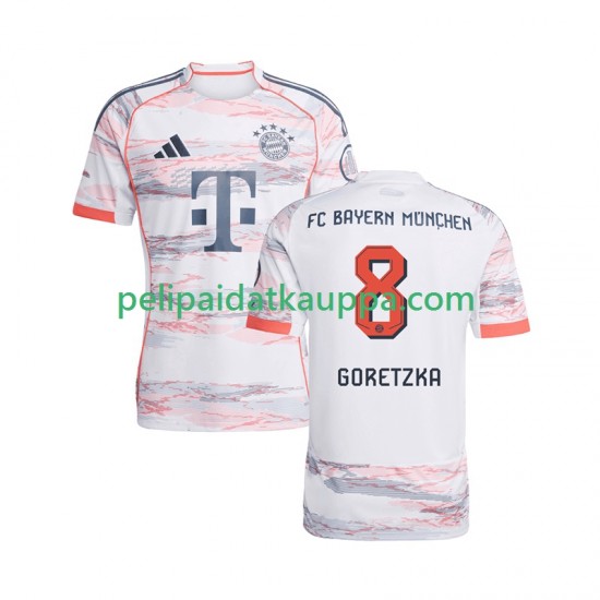 FC Bayern München Leon Goretzka 8 Vieras Fanipelipaita (Miehet) 2025-2026 Lyhythihainen