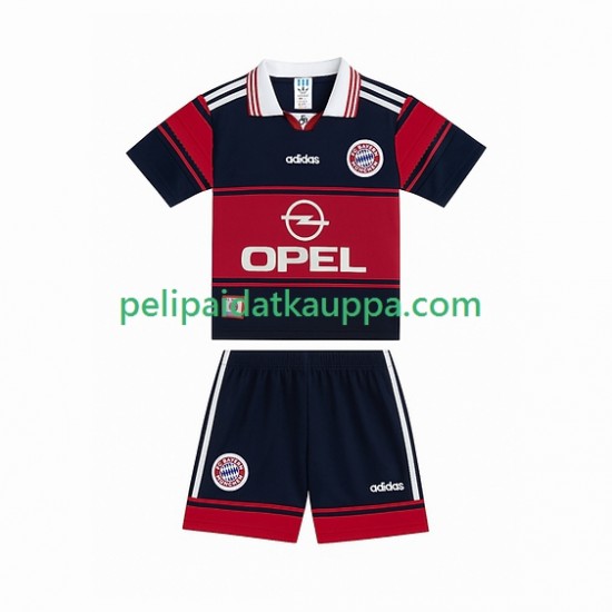 FC Bayern München 1997 Retro Koti Fanipelipaita (Lasten) 1999 Lyhythihainen