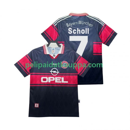 FC Bayern München Scholl 7 1997 Retro Koti Fanipelipaita (Miehet) 1999 Lyhythihainen FC Bayern München Scholl 7 1997 Retro Koti Fanipelipaita (Miehet) 1999 Lyhythihainen