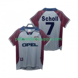 FC Bayern München Scholl 7 Retro Kolmas Fanipelipaita (Miehet) 1998 1999 Lyhythihainen FC Bayern München Scholl 7 Retro Kolmas Fanipelipaita (Miehet) 1998 1999 Lyhythihainen