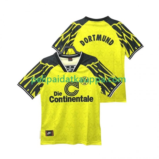 Borussia Dortmund 1995 Retro Koti Fanipelipaita (Miehet) 1994 Lyhythihainen Borussia Dortmund 1995 Retro Koti Fanipelipaita (Miehet) 1994 Lyhythihainen