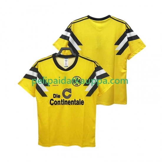 Borussia Dortmund DFB-POKAL 1989 Retro Koti Fanipelipaita (Miehet) Lyhythihainen Borussia Dortmund DFB-POKAL 1989 Retro Koti Fanipelipaita (Miehet) Lyhythihainen