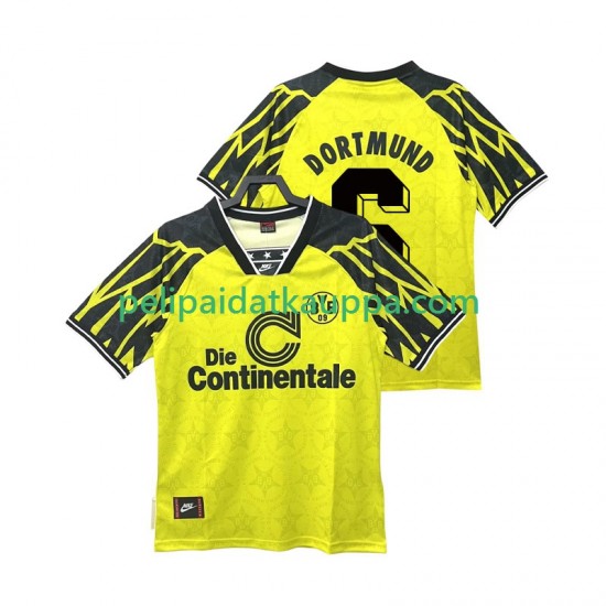 Borussia Dortmund SAMMER 6 1995 Retro Koti Fanipelipaita (Miehet) 1994 Lyhythihainen