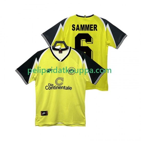 Borussia Dortmund SAMMER 6 1995 1996 Retro Koti Fanipelipaita (Miehet) Lyhythihainen