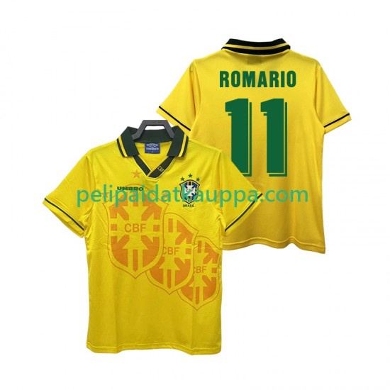 Brasilia ROMARIO 11 Retro Koti Fanipelipaita (Miehet) 1994 Lyhythihainen Brasilia ROMARIO 11 Retro Koti Fanipelipaita (Miehet) 1994 Lyhythihainen