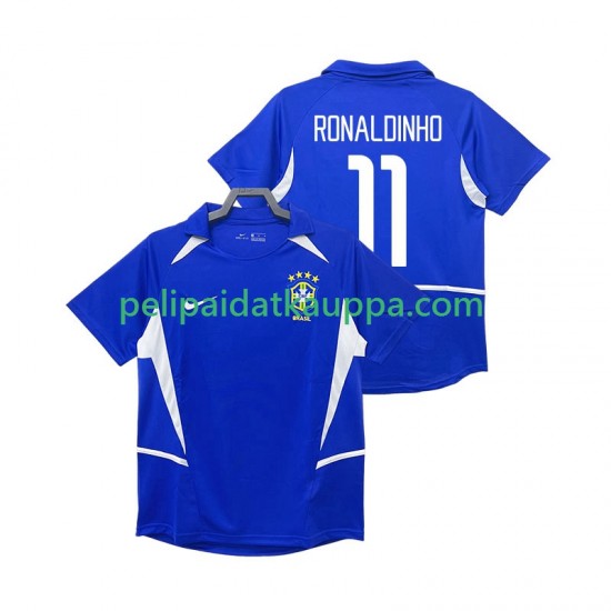 Brasilia RONALDINHO 11 Retro Vieras Fanipelipaita (Miehet) 2002 Lyhythihainen Brasilia RONALDINHO 11 Retro Vieras Fanipelipaita (Miehet) 2002 Lyhythihainen
