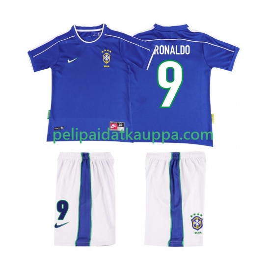 Brasilia Ronaldo 9 Retro Vieras Fanipelipaita (Lasten) 1998 Lyhythihainen