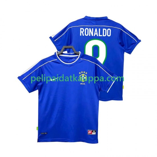 Brasilia Ronaldo 9 Retro Vieras Fanipelipaita (Miehet) 1998 Lyhythihainen
