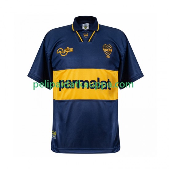 CA Boca Juniors Retro Koti Fanipelipaita (Miehet) 1994 Lyhythihainen CA Boca Juniors Retro Koti Fanipelipaita (Miehet) 1994 Lyhythihainen
