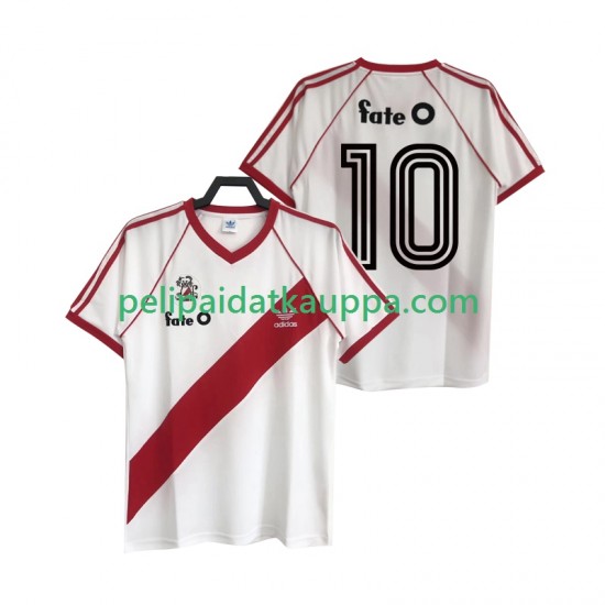 CA River Plate 10 1986 Retro Koti Fanipelipaita (Miehet) Lyhythihainen