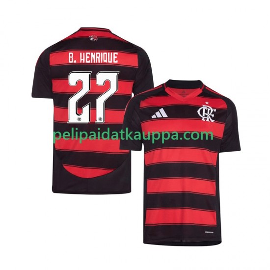 CR Flamengo Bruno Henrique 27 Koti Fanipelipaita (Miehet) 2025-2026 Lyhythihainen CR Flamengo Bruno Henrique 27 Koti Fanipelipaita (Miehet) 2025-2026 Lyhythihainen