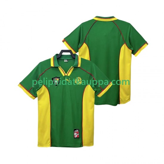 Kamerun Retro Koti Fanipelipaita (Miehet) 1998 Lyhythihainen Kamerun Retro Koti Fanipelipaita (Miehet) 1998 Lyhythihainen