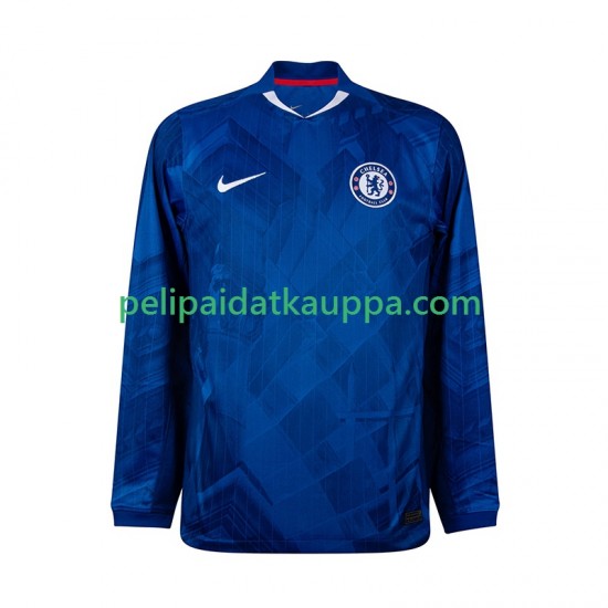 Chelsea Koti Fanipelipaita (Miehet) 2025-2026 Pitkähihainen Chelsea Koti Fanipelipaita (Miehet) 2025-2026 Pitkähihainen