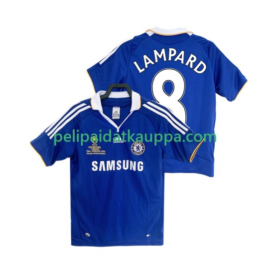 Chelsea LAMPARD 8 2007 Retro Koti Fanipelipaita (Miehet) 2008 Lyhythihainen