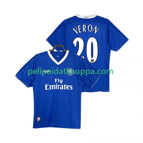 Chelsea VERON 20 2003 2005 Retro Koti Fanipelipaita (Miehet) Lyhythihainen Chelsea VERON 20 2003 2005 Retro Koti Fanipelipaita (Miehet) Lyhythihainen