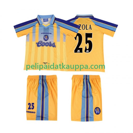 Chelsea ZOLA 25 1995 1997 Retro Vieras Fanipelipaita (Lasten) Lyhythihainen Chelsea ZOLA 25 1995 1997 Retro Vieras Fanipelipaita (Lasten) Lyhythihainen