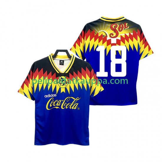 Club América 18 1995 Retro Vieras Fanipelipaita (Miehet) Lyhythihainen Club América 18 1995 Retro Vieras Fanipelipaita (Miehet) Lyhythihainen