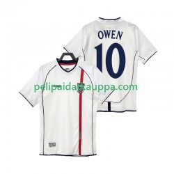Englanti OWEN 10 Retro Koti Fanipelipaita (Miehet) 2002 Lyhythihainen