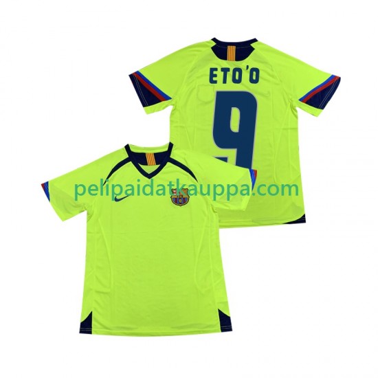 FC Barcelona ETOO 9 2005 Retro Vieras Fanipelipaita (Miehet) 2006 Lyhythihainen