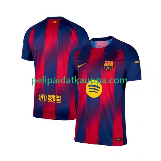 FC Barcelona Koti Fanipelipaita (Miehet) 2025-2026 Lyhythihainen FC Barcelona Koti Fanipelipaita (Miehet) 2025-2026 Lyhythihainen