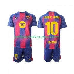 FC Barcelona Lamine Yamal 10 Champions League Koti Fanipelipaita (Lasten) 2025-2026 Lyhythihainen