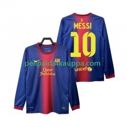 FC Barcelona Lionel Messi 10 2012 2013 Retro Koti Fanipelipaita (Miehet) Pitkähihainen