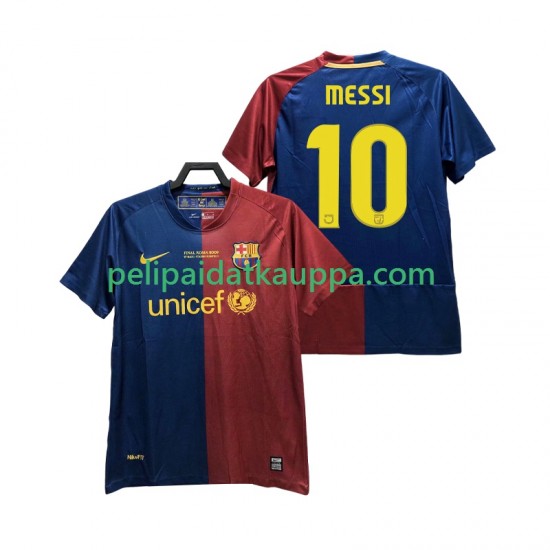 FC Barcelona Lionel Messi 10 Champions League 2009 Retro Koti Fanipelipaita (Miehet) 2008 Lyhythihainen FC Barcelona Lionel Messi 10 Champions League 2009 Retro Koti Fanipelipaita (Miehet) 2008 Lyhythihainen