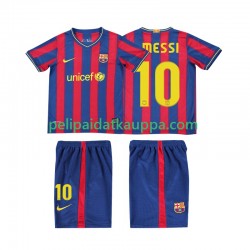 FC Barcelona Lionel Messi 10 2009 Retro Koti Fanipelipaita (Lasten) 2010 Lyhythihainen