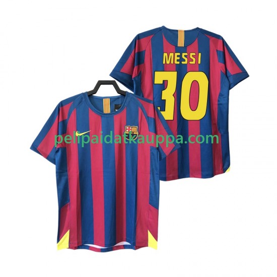 FC Barcelona Lionel Messi 30 2005 Retro Koti Fanipelipaita (Miehet) 2006 Lyhythihainen FC Barcelona Lionel Messi 30 2005 Retro Koti Fanipelipaita (Miehet) 2006 Lyhythihainen