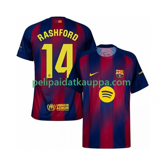 FC Barcelona Marcus Rashford 14 Koti Fanipelipaita (Miehet) 2025-2026 Lyhythihainen