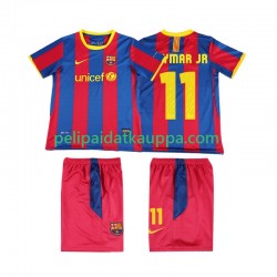 FC Barcelona Neymar JR 11 Retro Koti Fanipelipaita (Lasten) 2011 2010 Lyhythihainen
