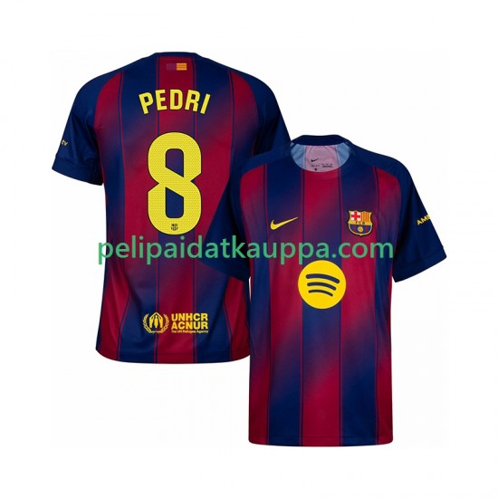 FC Barcelona Pedri 8 Koti Fanipelipaita (Miehet) 2025-2026 Lyhythihainen FC Barcelona Pedri 8 Koti Fanipelipaita (Miehet) 2025-2026 Lyhythihainen