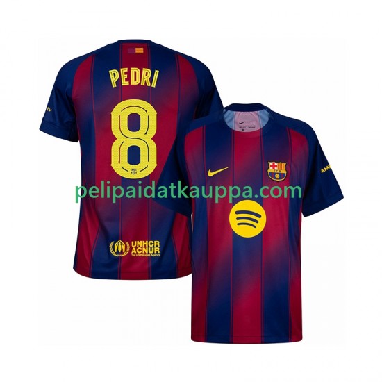 FC Barcelona Pedri 8 Champions League Koti Fanipelipaita (Miehet) 2025-2026 Lyhythihainen FC Barcelona Pedri 8 Champions League Koti Fanipelipaita (Miehet) 2025-2026 Lyhythihainen