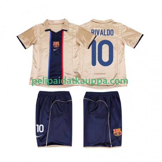 FC Barcelona RIVALDO 10 2001 Retro Vieras Fanipelipaita (Lasten) 2002 Lyhythihainen FC Barcelona RIVALDO 10 2001 Retro Vieras Fanipelipaita (Lasten) 2002 Lyhythihainen