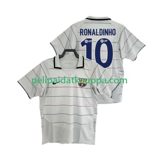 FC Barcelona RONALDINHO 10 2003 Retro Vieras Fanipelipaita (Miehet) 2004 Lyhythihainen FC Barcelona RONALDINHO 10 2003 Retro Vieras Fanipelipaita (Miehet) 2004 Lyhythihainen