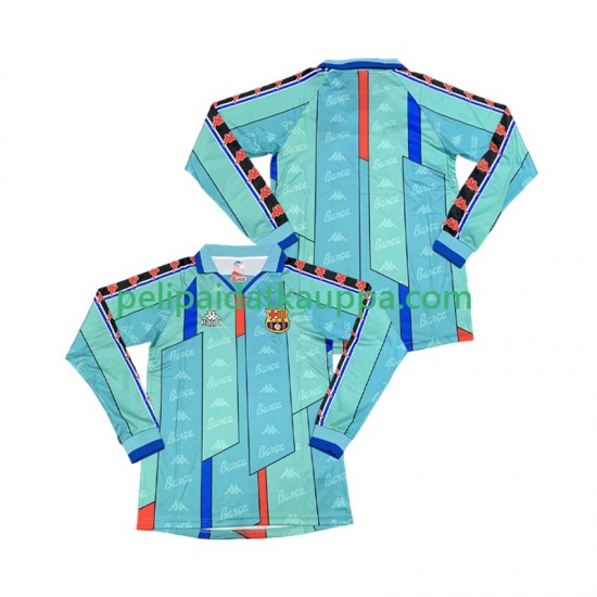 FC Barcelona 1996 1997 Retro Vieras Fanipelipaita (Miehet) Pitkähihainen FC Barcelona 1996 1997 Retro Vieras Fanipelipaita (Miehet) Pitkähihainen