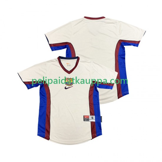 FC Barcelona Retro Vieras Fanipelipaita (Miehet) 1998 1999 Lyhythihainen FC Barcelona Retro Vieras Fanipelipaita (Miehet) 1998 1999 Lyhythihainen