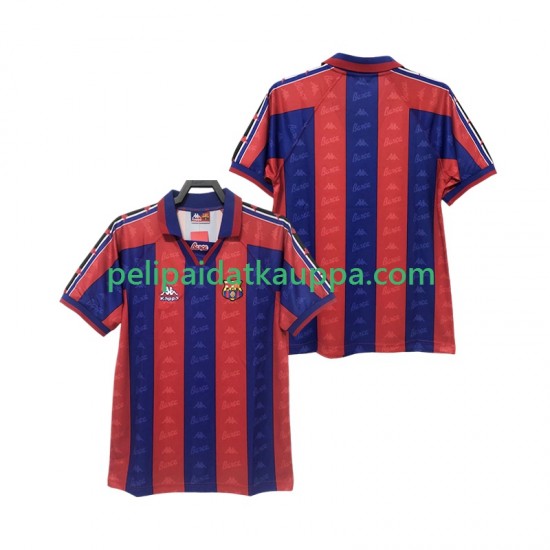 FC Barcelona 1996 1997 Retro Koti Fanipelipaita (Miehet) Lyhythihainen FC Barcelona 1996 1997 Retro Koti Fanipelipaita (Miehet) Lyhythihainen