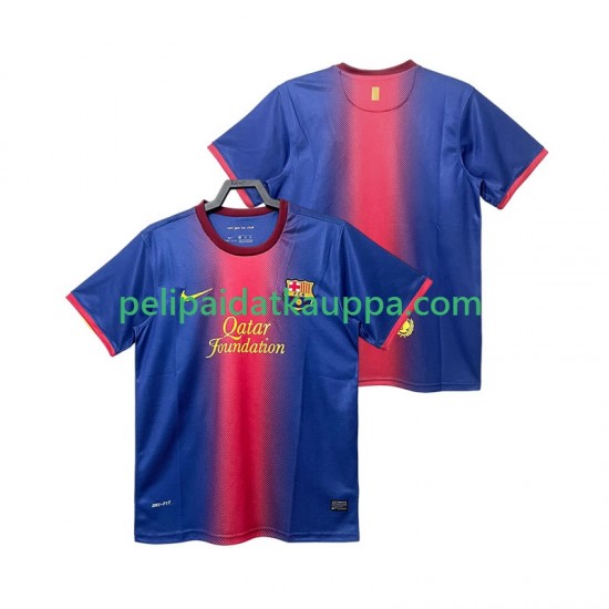 FC Barcelona 2012 2013 Retro Koti Fanipelipaita (Miehet) Lyhythihainen FC Barcelona 2012 2013 Retro Koti Fanipelipaita (Miehet) Lyhythihainen