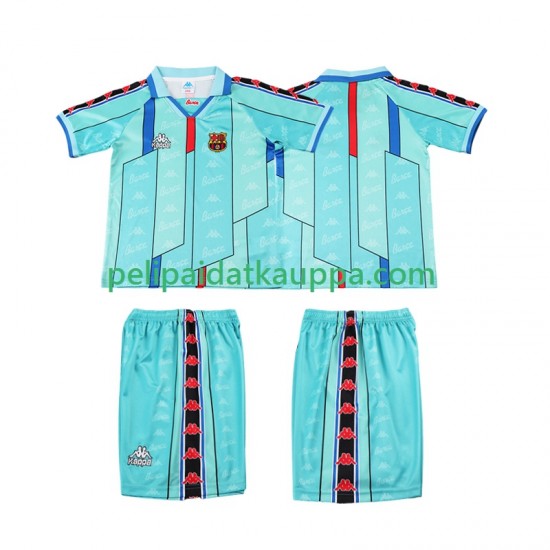 FC Barcelona 1996 1997 Retro Vieras Fanipelipaita (Lasten) Lyhythihainen