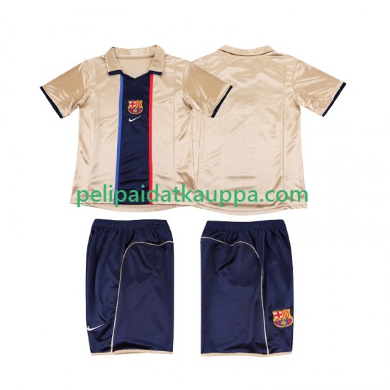FC Barcelona 2001 Retro Vieras Fanipelipaita (Lasten) 2002 Lyhythihainen