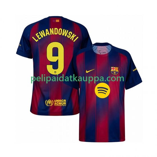 FC Barcelona Robert Lewandowski 9 Koti Fanipelipaita (Miehet) 2025-2026 Lyhythihainen FC Barcelona Robert Lewandowski 9 Koti Fanipelipaita (Miehet) 2025-2026 Lyhythihainen