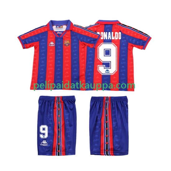 FC Barcelona Ronaldo 1996 1997 Retro Koti Fanipelipaita (Lasten) Lyhythihainen