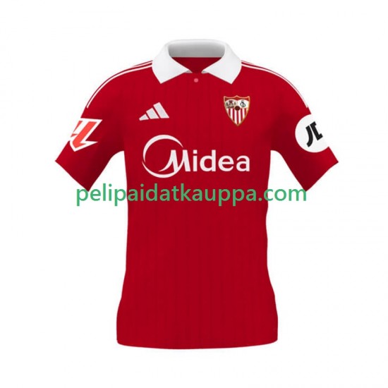 Sevilla FC Vieras Fanipelipaita (Miehet) 2025-2026 Lyhythihainen Sevilla FC Vieras Fanipelipaita (Miehet) 2025-2026 Lyhythihainen