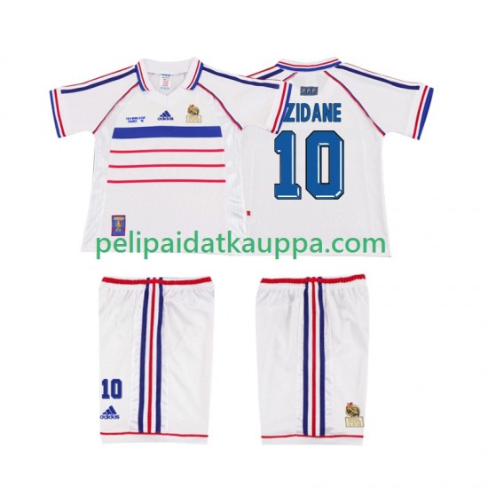 Ranska ZIDANE 10 Retro Vieras Fanipelipaita (Lasten) 1998 Lyhythihainen Ranska ZIDANE 10 Retro Vieras Fanipelipaita (Lasten) 1998 Lyhythihainen