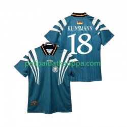 Saksa KLINSMANN 18 1996 Retro Vieras Fanipelipaita (Miehet) Lyhythihainen