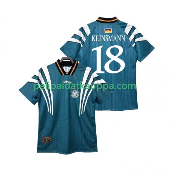 Saksa KLINSMANN 18 1996 Retro Vieras Fanipelipaita (Miehet) Lyhythihainen