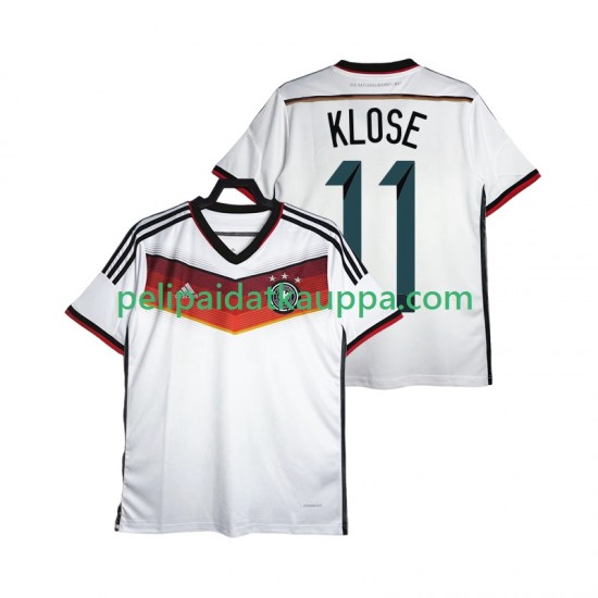 Saksa Klose 11 2014 Retro Koti Fanipelipaita (Miehet) Lyhythihainen Saksa Klose 11 2014 Retro Koti Fanipelipaita (Miehet) Lyhythihainen